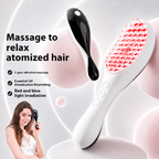 Electric red blue light massage comb vibration relaxation household scalp introducer hair care hair care spray hair generator