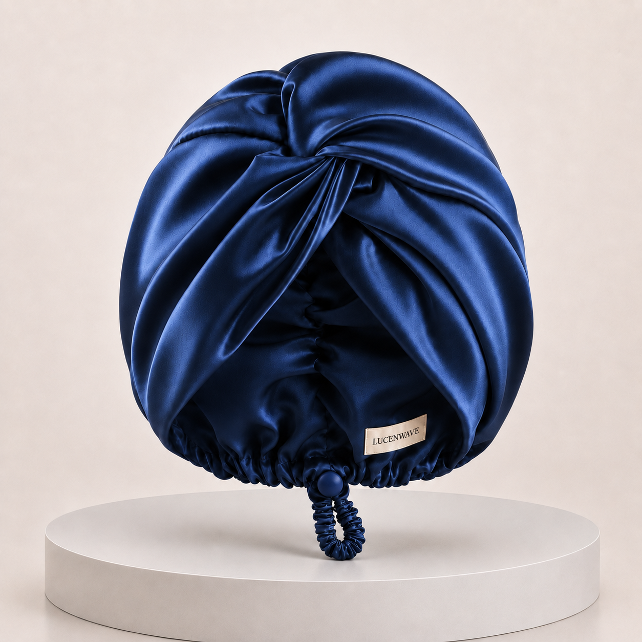 LucenWave Pure Silk Turban Bonnet