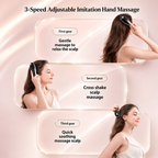 Electric red blue light massage comb vibration relaxation household scalp introducer hair care hair care spray hair generator