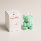 LucenWave Rose Bear Scented Candle
