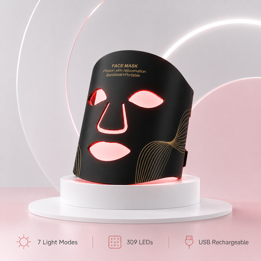Red Light Therapy 7 Colors Photon Face LED Mask Silicone