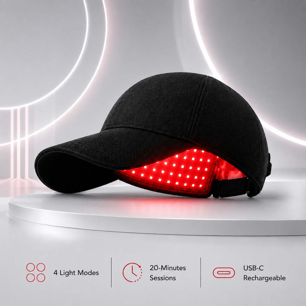 LucenWave Multi-Light Scalp Therapy Cap (USB Charging)