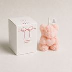 LucenWave Rose Bear Scented Candle