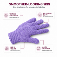 Skin Smoothing Exfoliating Gloves view 2