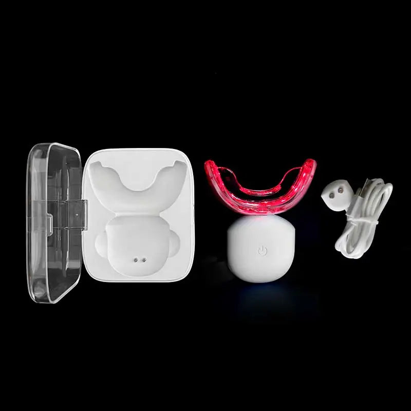 32 LED Light Ray 660nm 850nm Dual Wavelength Red Infrared Oral Light Therapy Device, Gum Care Oral Health Machine at Home Use