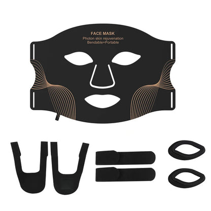 Red Light Therapy 7 Colors Photon Face LED Mask Silicone