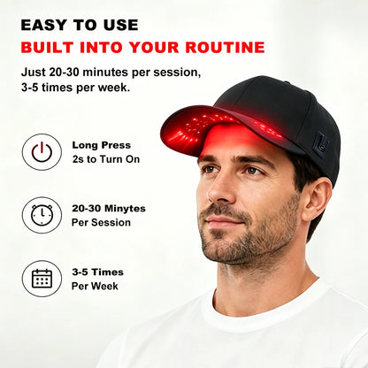 Red Light Therapy Cap 180 LED Hair Care Hat
