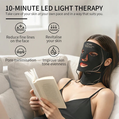 LED Photon Facial Mask 7 Colors Red Light Therapy