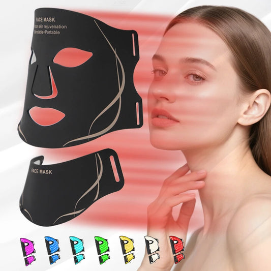 LED Photon Facial Mask 7 Colors Red Light Therapy