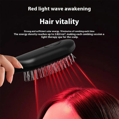 Electric Red Light Hair Care Brush