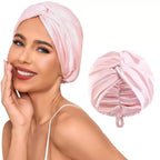 LucenWave Pure Silk Turban Bonnet