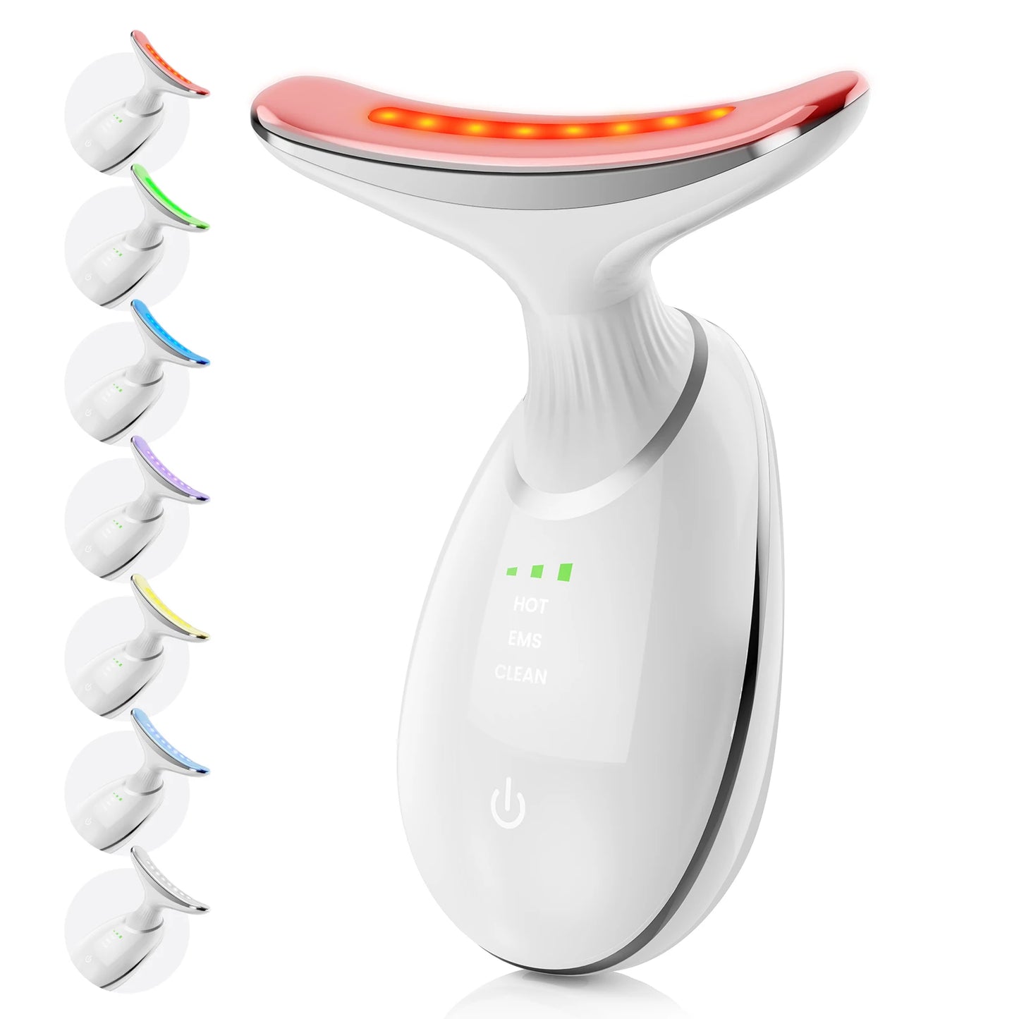 Face and Neck Massager, Handheld Red Light Therapy