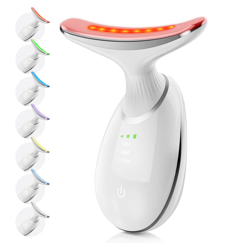 Face and Neck Massager, Handheld Red Light Therapy