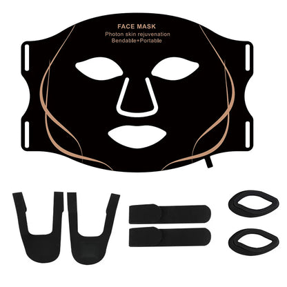 Red Light Therapy 7 Colors Photon Face LED Mask Silicone