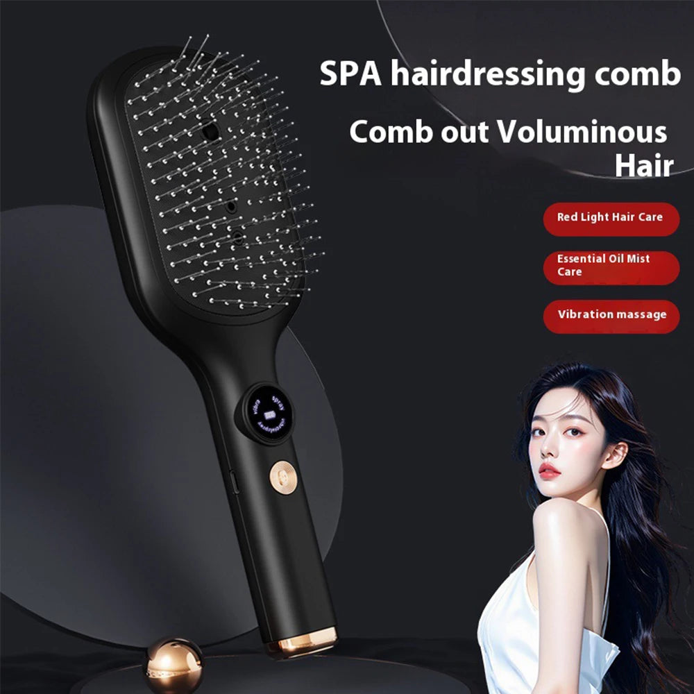 Electric Red Light Hair Care Brush