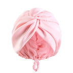 LucenWave Pure Silk Turban Bonnet