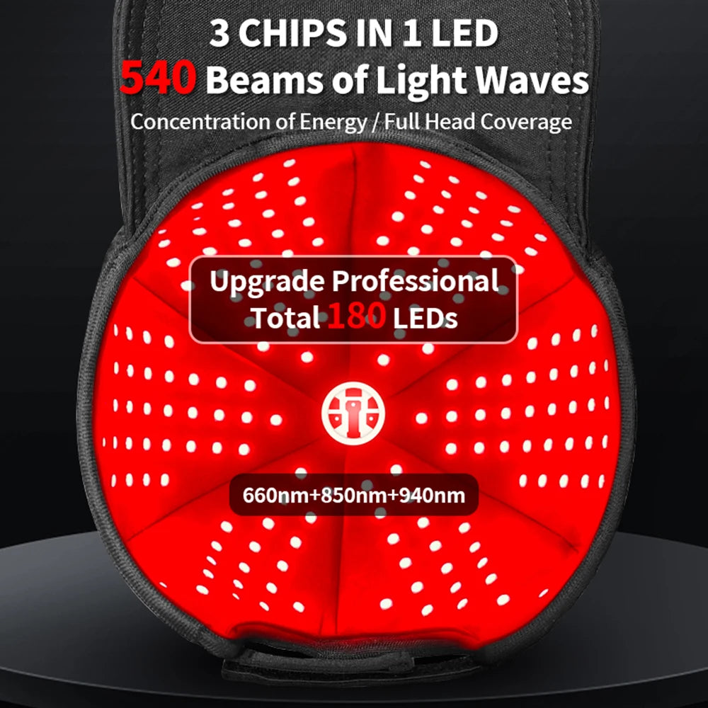 RED LIGHT THERAPY HERO CAP 180 PCs