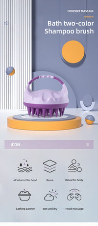 Silicone Scalp Scrubber Brush view 8
