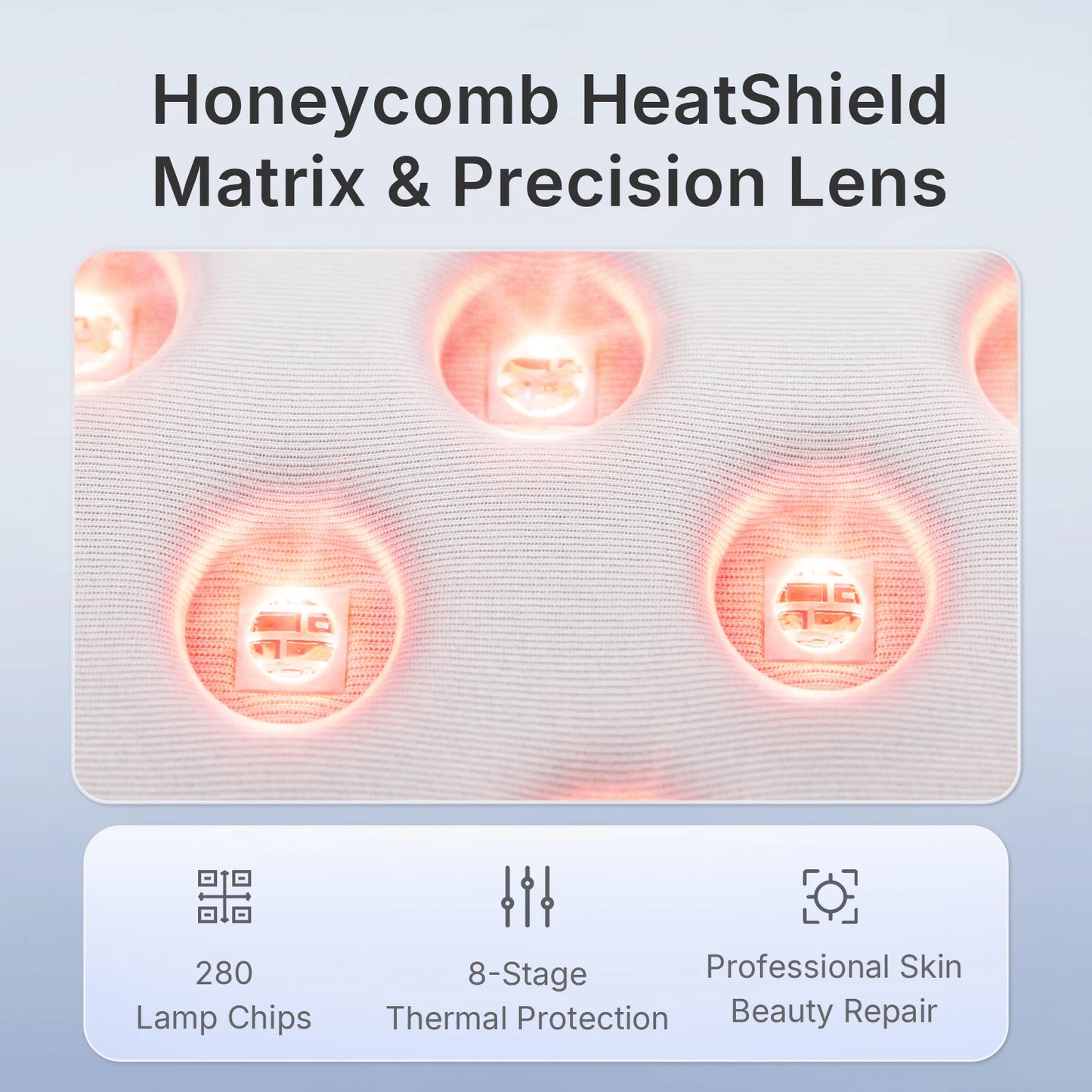 Red Light Therapy for Face Wireless Face Mask