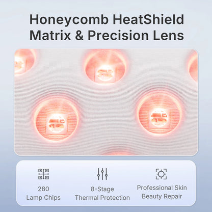 Red Light Therapy for Face Wireless Face Mask