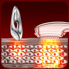 Custom Logo 3-in-1 Body Face Scalp Guasha Massager Comb EMS NIR Infrared Red Light Therapy LED Anti-Wrinkle Device for Skin Care