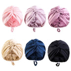 LucenWave Pure Silk Turban Bonnet