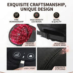 Red Light Therapy Beret Cap 108 LED