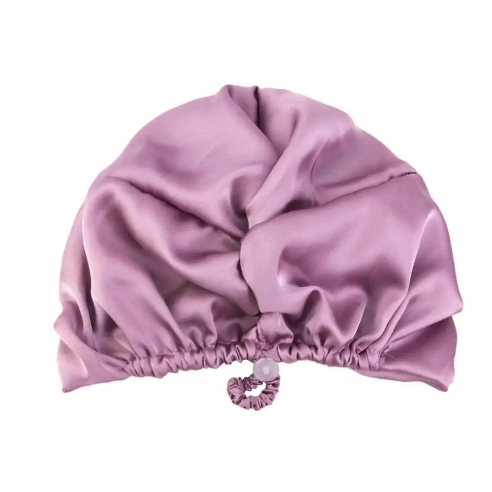 LucenWave Pure Silk Turban Bonnet