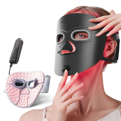 Red Light Therapy for Face Wireless Face Mask