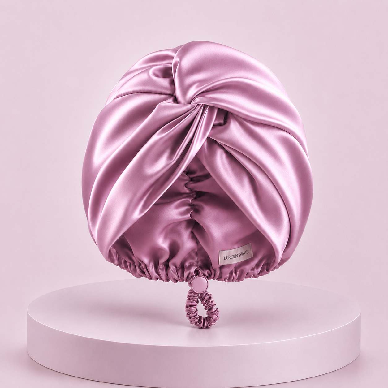 LucenWave Pure Silk Turban Bonnet