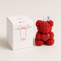 LucenWave Rose Bear Scented Candle