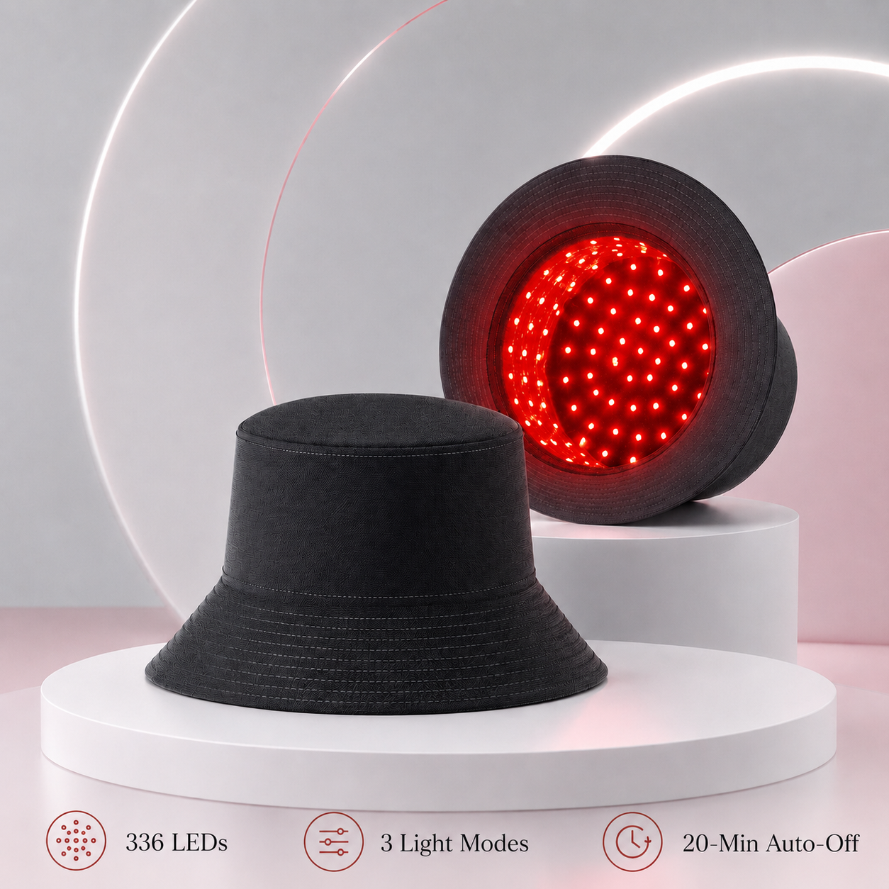 RED LIGHT THERAPY BUCKET CAP