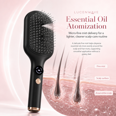 Electric Red Light Hair Care Brush