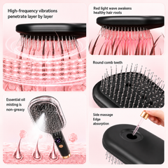 Electric Red Light Hair Care Brush