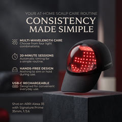 LucenWave Multi-Light Scalp Therapy Cap (USB Charging)